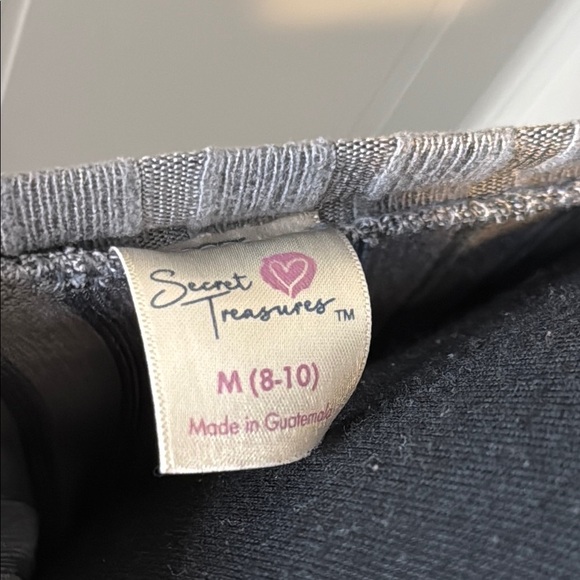 Secret Treasures Women’s Medium Gray Ribbed Crew Neck Sweater - Picture 2 of 6